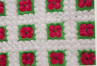 Net Fabric Flowers